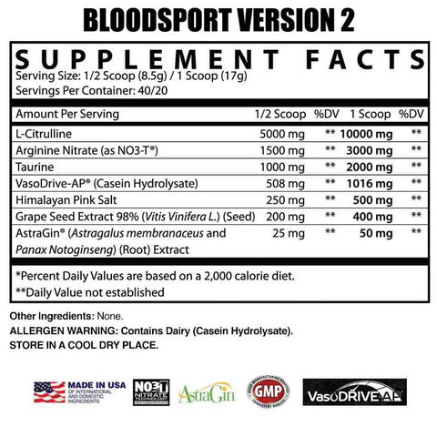 bloodsport pump